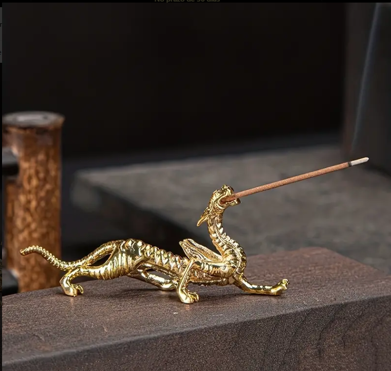 Queimador de Incenso Dragão Europeu